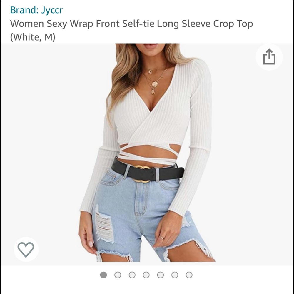 White Crop Top
